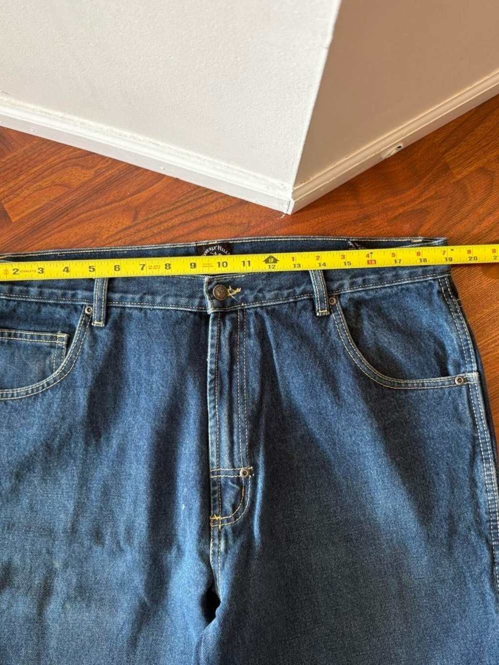 Beverly Hills Polo Club Men’s Relaxed Blue Denim Jeans - Picture 9 of 9